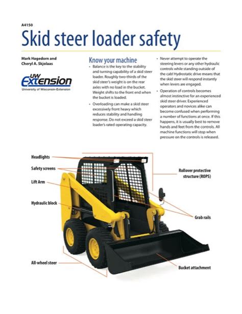 skid steer loader safety kansas state university|skid steer loader safety.